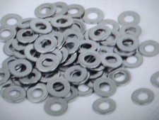 10 STAINLESS STEEL FLAT WASHERS , Qty 200