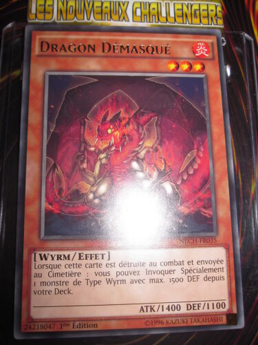 YU-GI-OH! RARE DRAGON DEMASQUE NECH-FR035 NEUF EDITION 1 - Picture 1 of 1