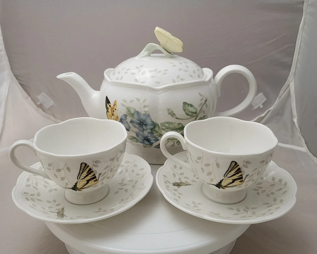 Lenox butterfly best sale meadow tea set