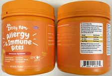 2 PACK Zesty Paws Allergy & Immune Bites Lamb Flavor 2 x 90 EXP 03 / 2026 & UP!