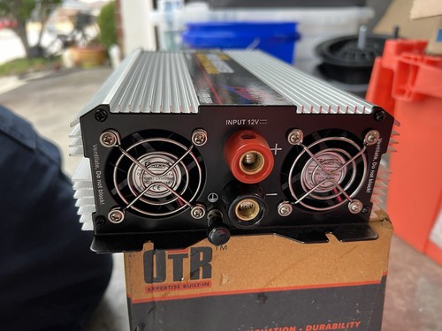 ATD Power Inverter 1500W LED Display 12V 6 AWG 30" ATD-5954 New No Box - Picture 2 of 5