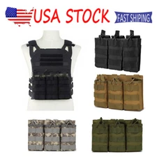 Tactical MOLLE Ammo Bag Pistol Gun Bullet Pouch for Hunting Shooting Range