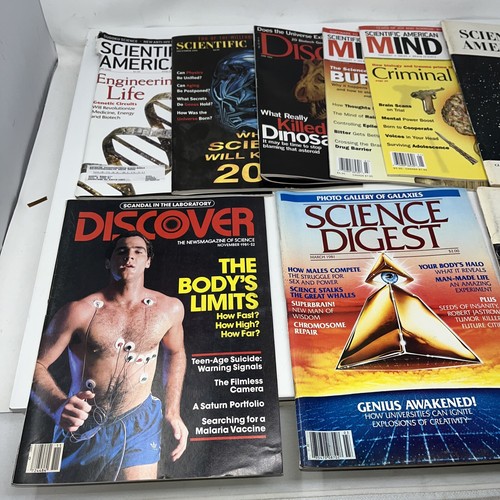 +40 science SCIENTIFIC AMERICAN Magazines 1970-modern Discover Lot - Picture 6 of 10