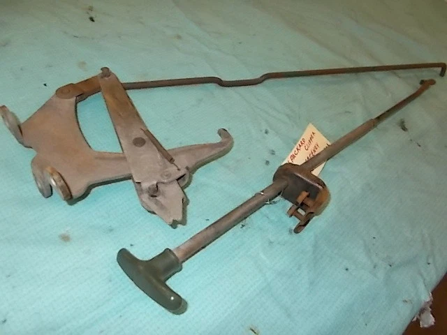 Conjunto de freno de emergencia Packard Clipper 1954, pieza original.  K-306 Foto 2 de 4