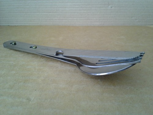 Coghlan's 3 Piece Stainless Steel Camping Utensil Set. VGC - Picture 11 of 22