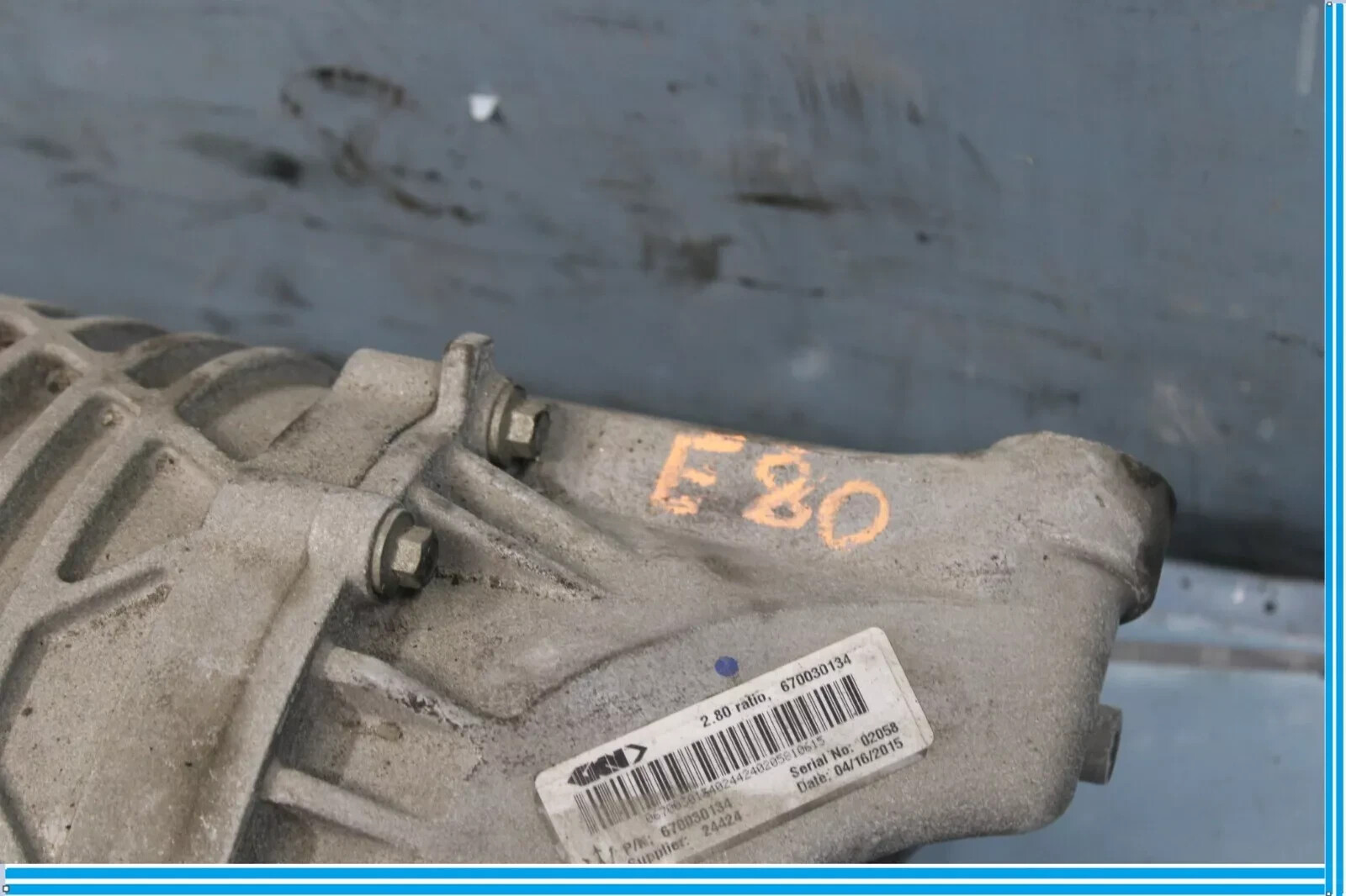 14-24 Maserati Ghibli Quattroporte Rear Differential Diff Axle Carrier 2.80 OEM