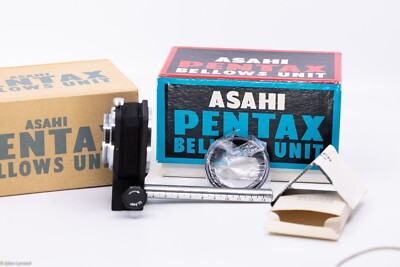 Vintage Asahi Pentax Bellows Unit With Box reverse adapter ...