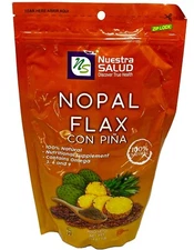 Nopal Flax Pineapple Flaxseed (454g/1LB)  Colon Cleansing & Constipation