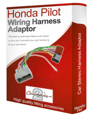 Honda Pilot CD radio stereo wiring harness adapter lead loom ISO