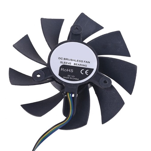 1 Pair 4Pin Cooler Fan for GeForce GTX 1660 RTX 2060 2070 Video Graphics Card - Afbeelding 5 van 9