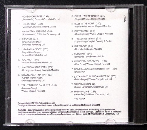 DINAH SHORE HAPPY IN LOVE HALLMARK RECORDS CD 1994 - 第 3/4 張圖片