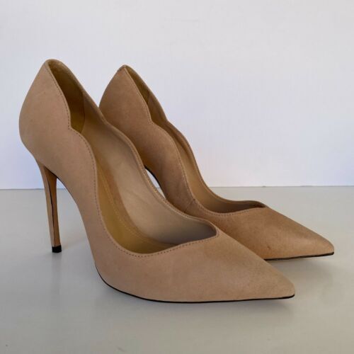 Peliko Pellico Suede Pointed Toe Pumps Pin Heel 23.5Cm Blue Peliko Pellico Suede Pointed Toe Pumps Pin Heel 23.5Cm Blue