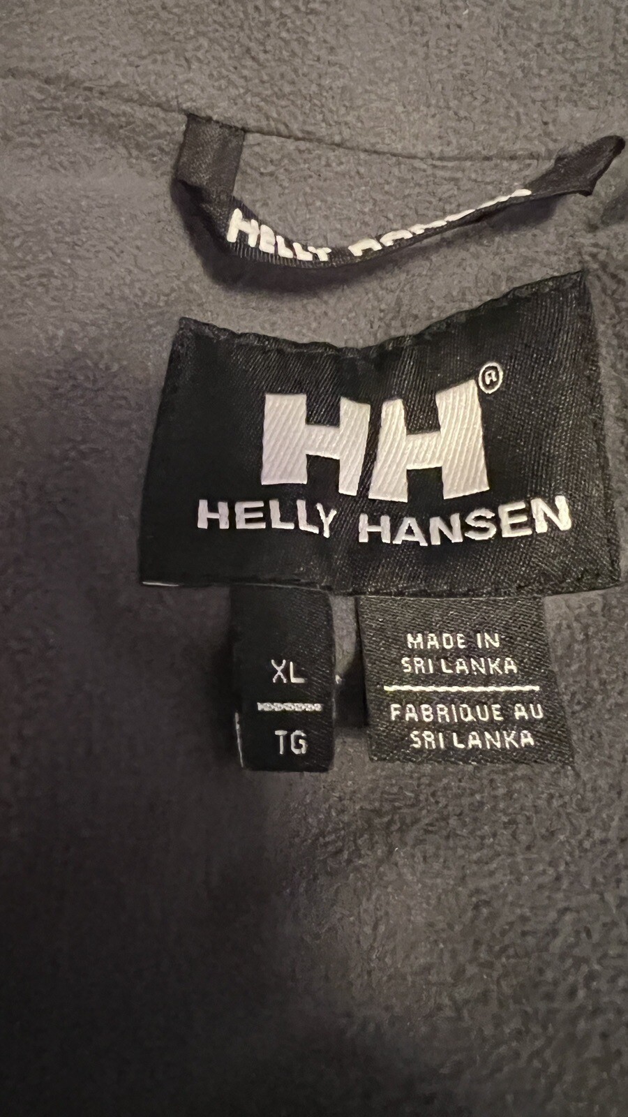 Helly Hansen Nylon Jacket Men&rsquo;s XL/TG Nylon Black 48&rdquo;