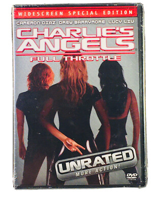Charlie's Angels: Full Throttle ~ Unrated Ed. (DVD 2003 WS) Action Cameron Diaz
