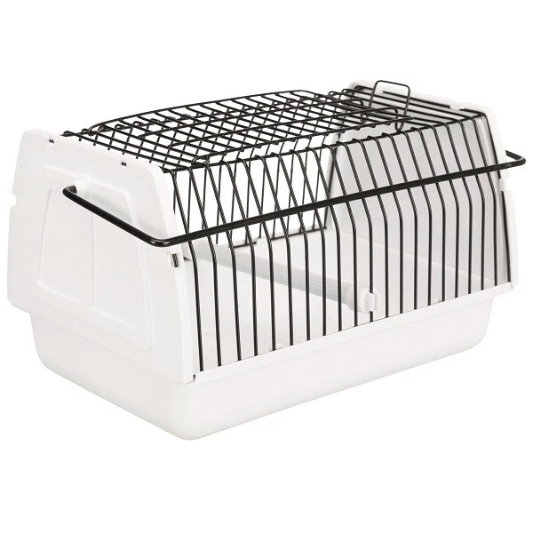 Trixie Transport Box for Birds & Small Animals - Pet Carrier with Handle & Perch - Image 4 of 4