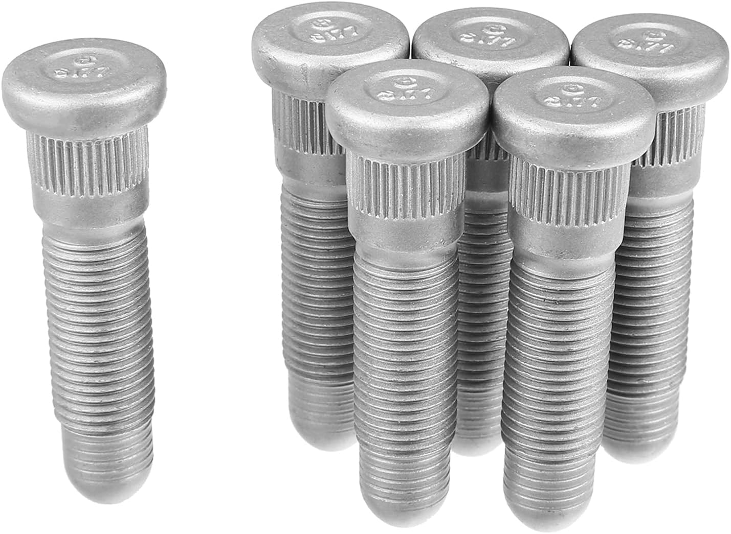 6Pcs Long Serrated Wheel Studs M14X1.5 Multi-Purpose Stud 11588810 F