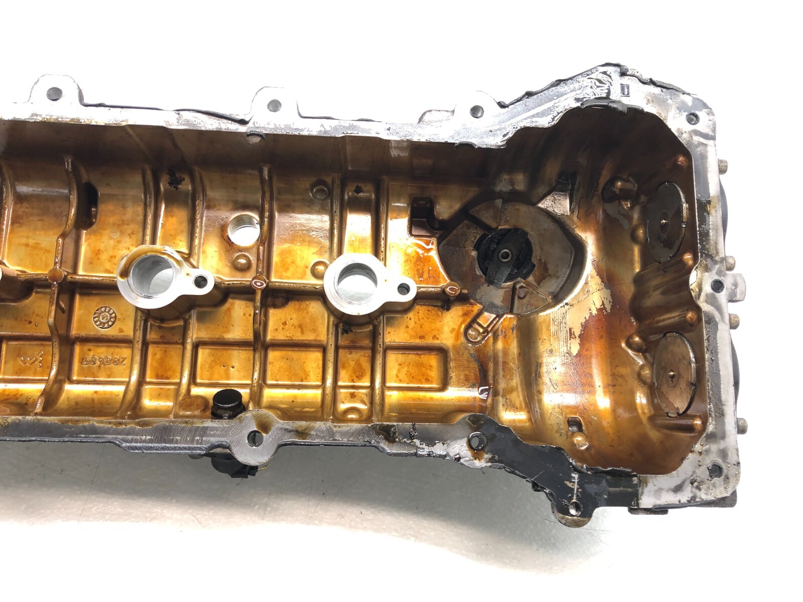 2014-2019 MASERATI GHIBLI 3.0L V6 TWIN TURBO LEFT DRIVER ENGINE VALVE COVER OEM.