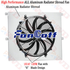 Aluminum Radiator Shroud Fan For Ford F-100 F-250 F-350 Ford Engine 1953 54-1956