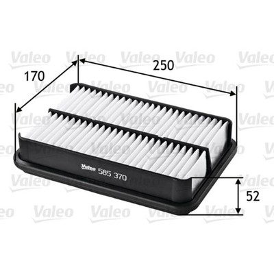 Luftfilter VALEO 585370 für Isuzu Peugeot Citroën Gemini 4008 C4 Aircross