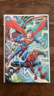Superman Spiderman #1 - DC Marvel - Scott Koblish & Hi-Fi Variant Cover