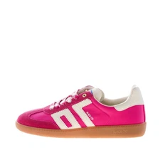 BACK 70 women shoes Ghost 11 sneaker in cherry color fabric and suede milk
