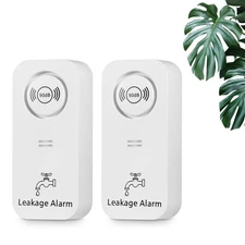 Water Sensor Alarm Leak Detector 90dB Adjustable Audio Alarm Sensor, Sensitiv...
