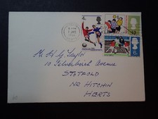 GPO FDC - World Cup 1966 - Hitchin