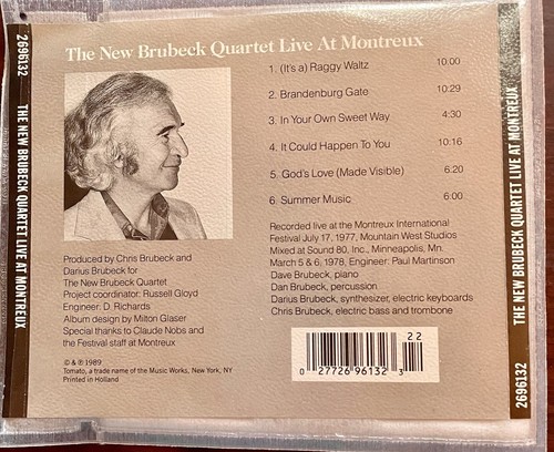 2 CD Albums: Dave Brubeck Quartet - Live At Montreux And Reflections - Picture 2 of 8