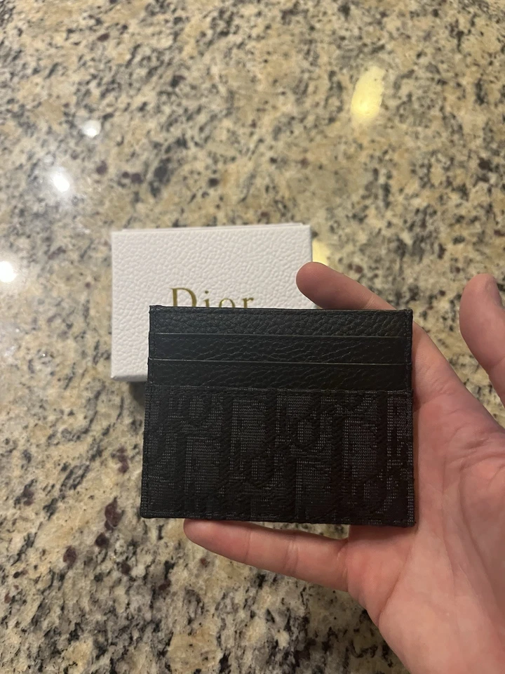 Tarjetero Dior de cuero Foto 3 de 3