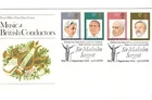 1980 BRITISH CONDUCTORS - SIR MALCOLM SARGENT H/S FDC FROM COLLECTION D1