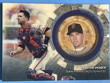 2020 Topps Update #TBC-BP Buster Posey Baseball Coin Cards San Francisco Giants
