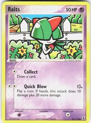 Ralts 81/113 Delta Species Pokemon