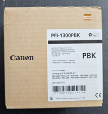 Canon PFI-1300PBK 330ml Ink Tank for Select imagePROGRAF PRO Series NEW-OEM