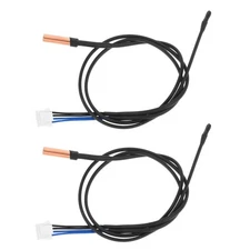 2 Pcs Air Conditioner Thermal Probe Ac Temperature Sensor Thermistor Ntc