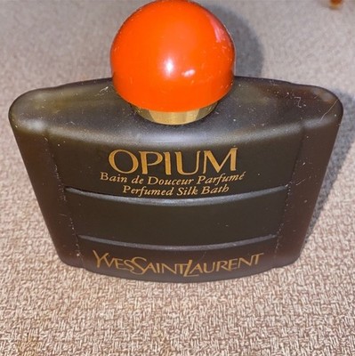 Vintage Yves Saint Laurent OPIUM Perfumed Silk Bath LARGE 120 ml YSL Perfume