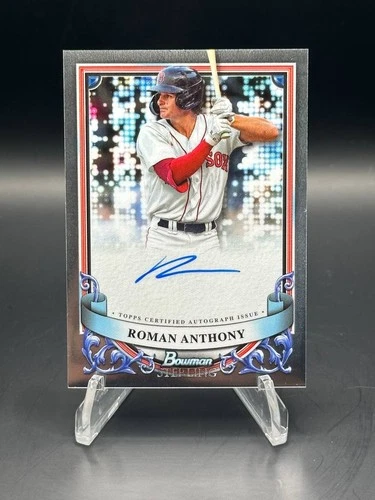 2024 Bowman Sterling ROMAN ANTHONY On Card Auto Boston Red Sox #PA-RA