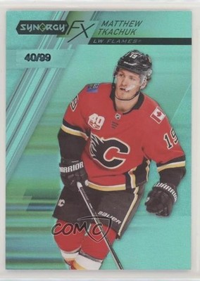2020-21 Upper Deck Synergy FX Green 40/99 Matthew Tkachuk #FX-9 l4n