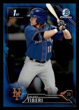 2016 BOWMAN DRAFT BLAKE TIBERI BDC-47 CHROME BLUE REFRACTOR 1ST RC 96/150 METS