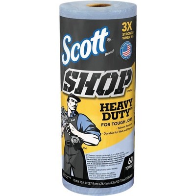 Scott Pro 11 In. W x 10.4 L Disposable 60 sheet (Pack of 1), Blue