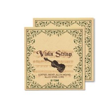 2 Sets Violin Strings, Universal Nickel-plated Steel Strings G-D-A-E for 4/4 ...
