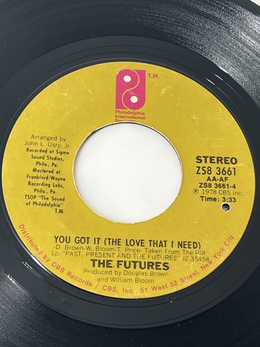 northern soul THE FUTURES PARTY TIME MAN/YOU GOT THE LOVE I NEED HEAR - Bild 2 von 2