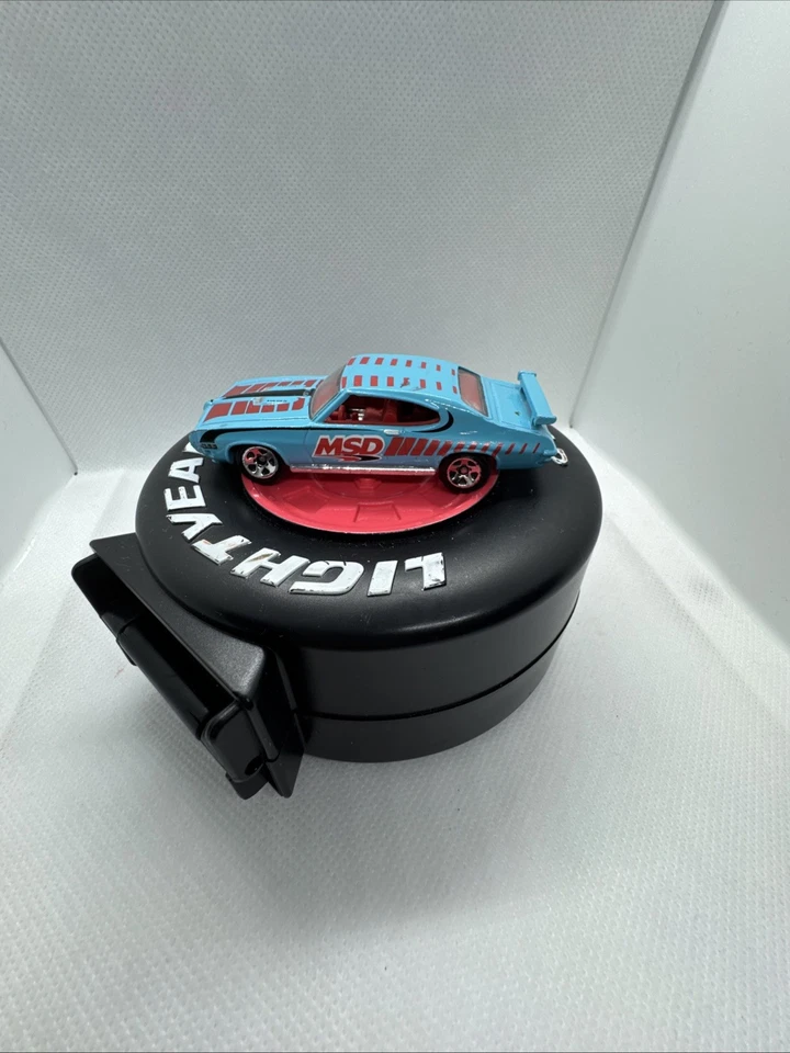 70 庞蒂亚克 GTO Judge MSD Ignition LT. 蓝色罕见 1/64 风火轮 — 第 3/4 张图片