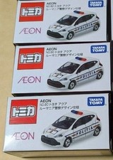 Tomica No.80 Toyota Aqua Romanian Police Car Aeon Limited White 1/65