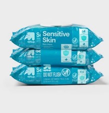Sensitive Baby Wipes - up up- 192 Count