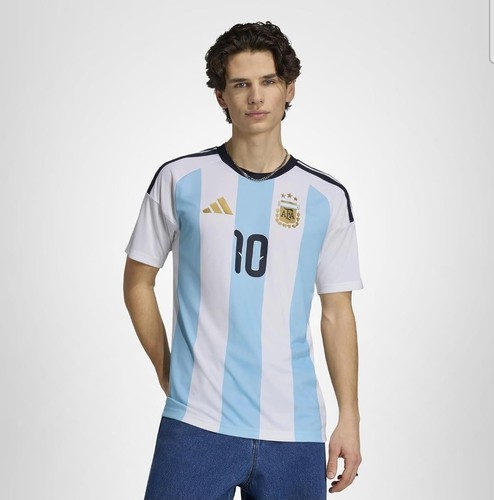 Adidas Men's Argentina World Cup 2026 Apparel Lionel Messi - Size S