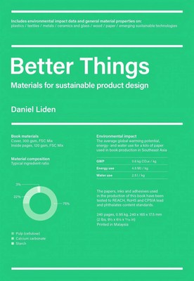 Better Things | Daniel Liden | Materials for Sustainable Product Design | Buch