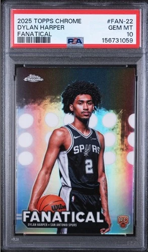 2025 Topps Chrome Dylan Harper Base (PSA 10)
