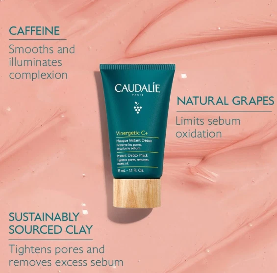 Caudalie Instant Detox Mask 35ml - Image 2 of 2
