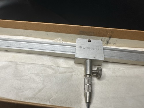 Vintage Bruning U.S.A 13" Beam Compass Drafting Tool 1834 - Picture 3 of 5