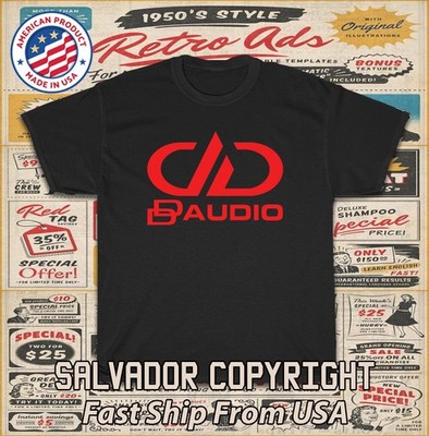 New Tee Shirt DD Audio Digital Design Logo Men's T-Shirt American T-Shirt